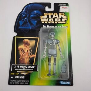 Star Wars POTF 2-1B Medic Droid 1996 Kenner MOC Unopened Great Condition